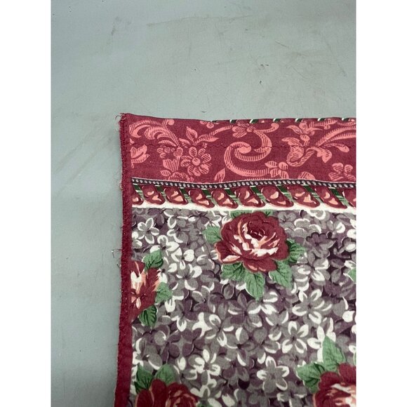 Christmas stocking handmade floral pink purple gold trim embellished sequin READ - Picture 5 of 6